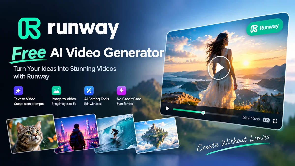 Runway Free: 125 One-Time Credits, Converted Into Seconds